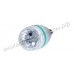 Вращающаяся светодиодная лампа мини (LED) E27 3Вт, 220В, 16 цветов, колба с мультигранной поверхностью
